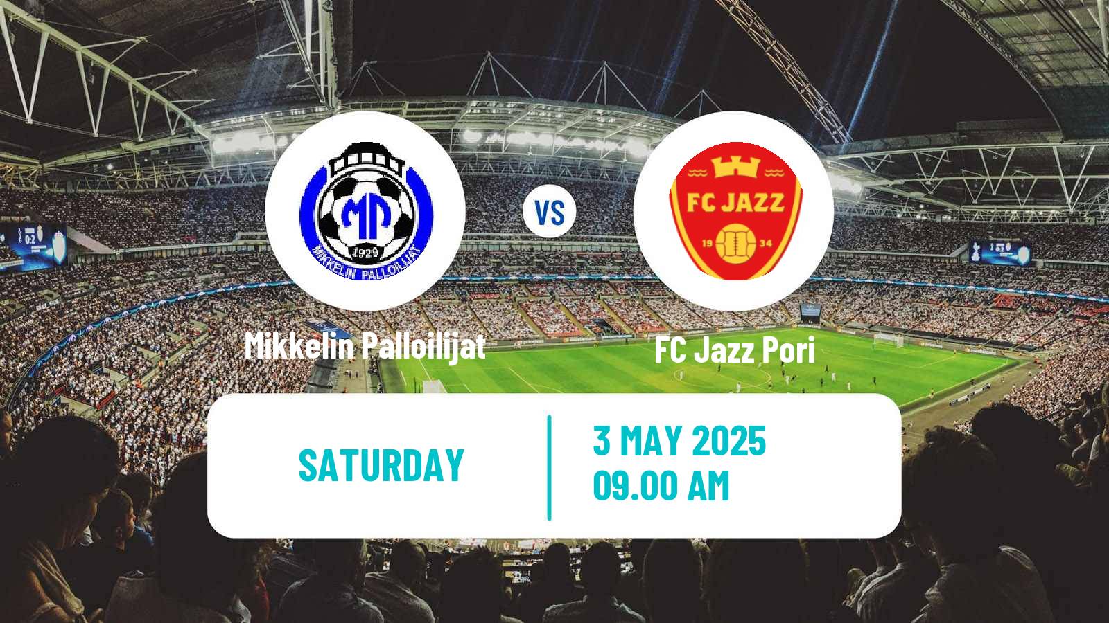Soccer Finnish Ykkonen Mikkelin Palloilijat - Jazz Pori