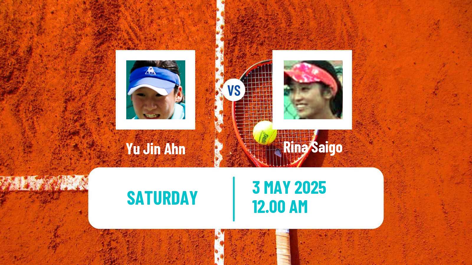 Tennis ITF W35 Goyang Women Yu Jin Ahn - Rina Saigo