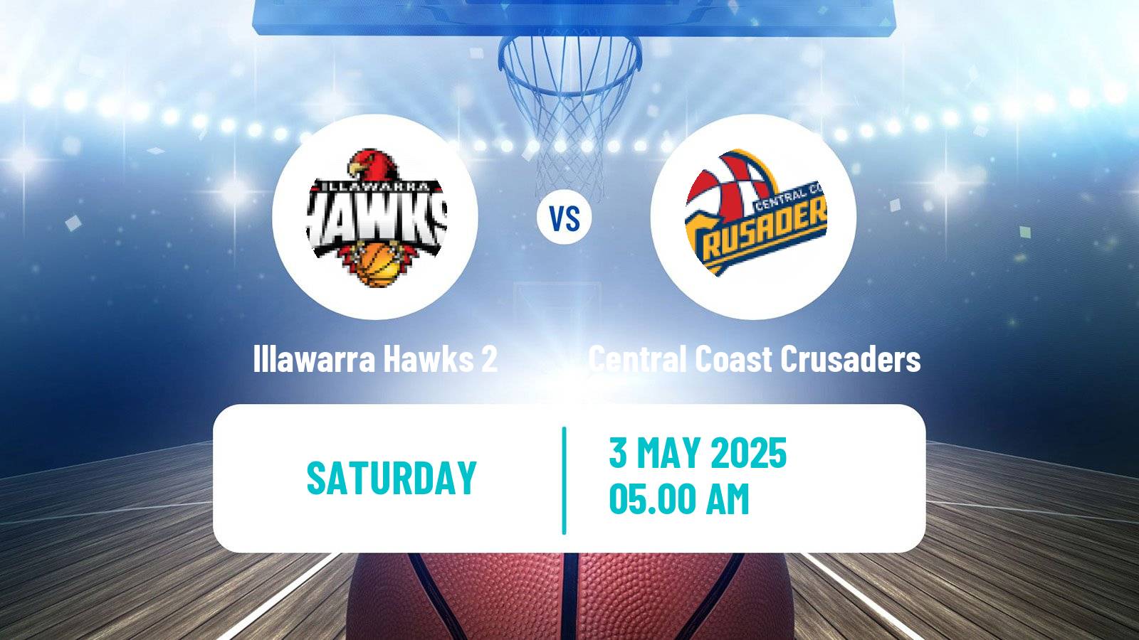 Basketball Australian NBL1 East Illawarra Hawks 2 - Central Coast Crusaders