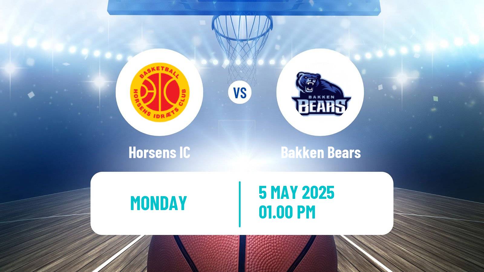 Basketball Danish Basketligaen Horsens - Bakken Bears