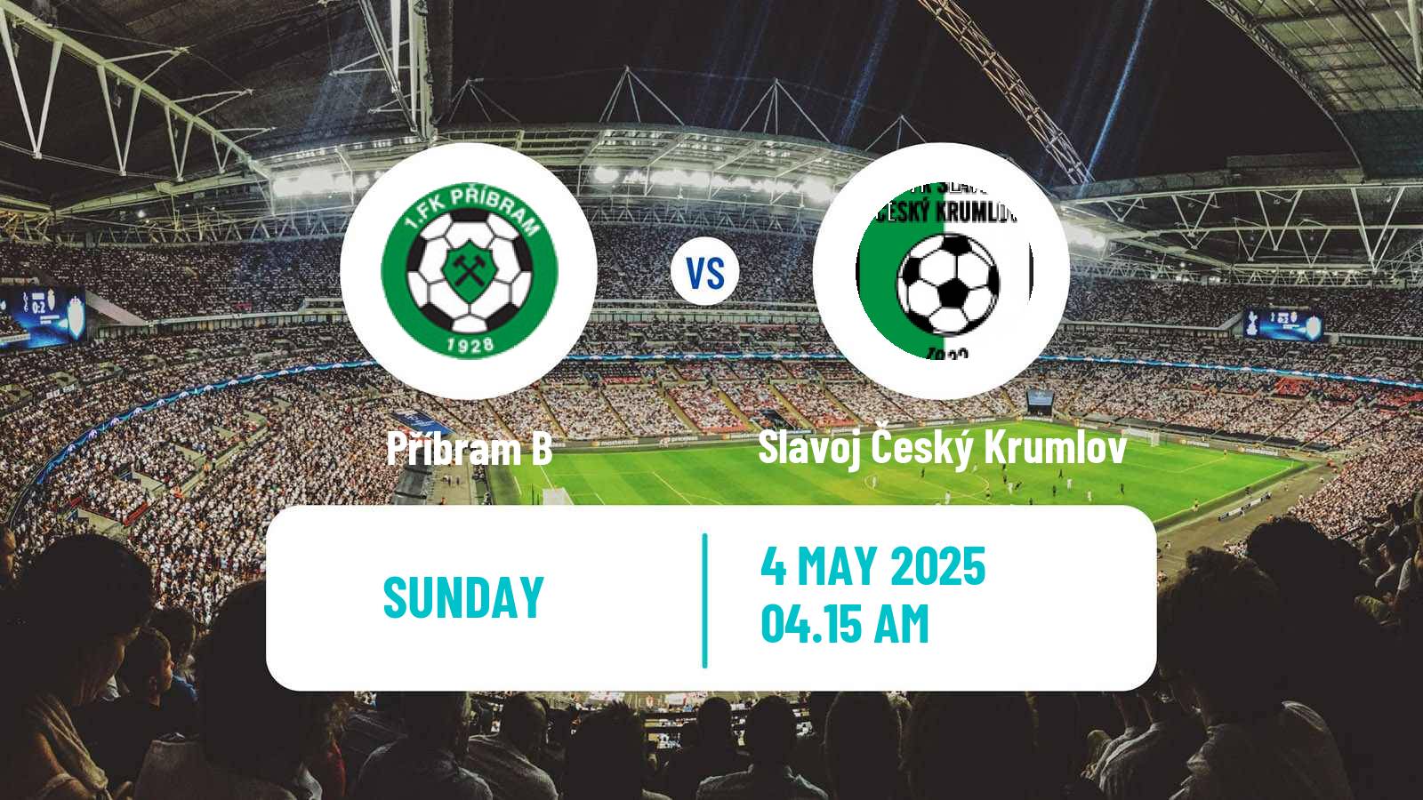 Soccer Czech Division A Příbram B - Slavoj Český Krumlov