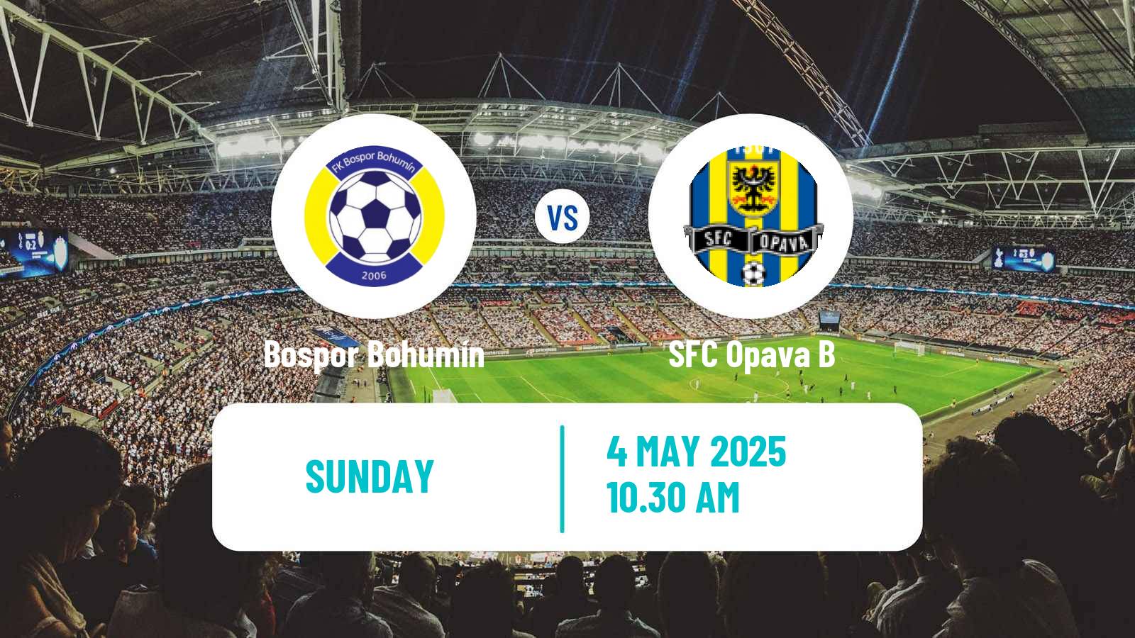 Soccer Czech Division F Bospor Bohumín - Opava B