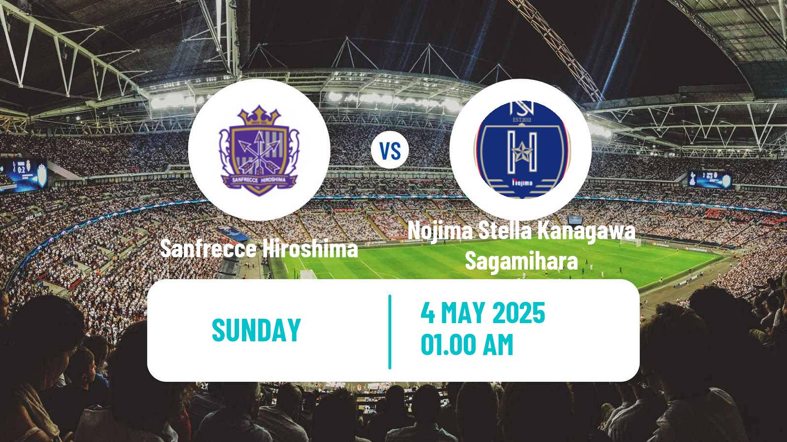 Football Japan WE League Women Sanfrecce Hiroshima - Nojima Stella Kanagawa Sagamihara
