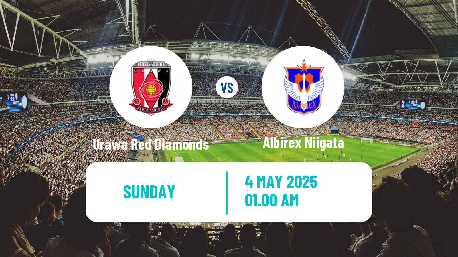 Football Japan WE League Women Urawa Red Diamonds - Albirex Niigata