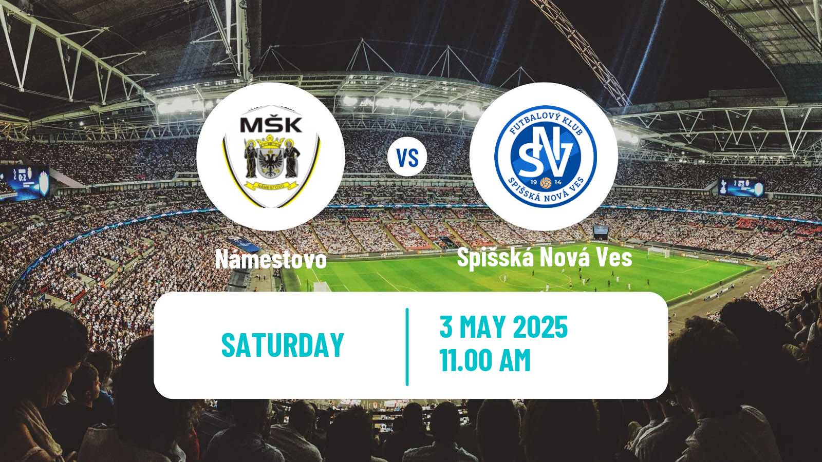Soccer Slovak 3 Liga East Námestovo - Spišská Nová Ves