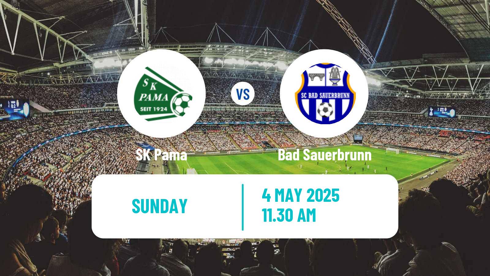 Soccer Austrian Landesliga Burgenland Pama - Bad Sauerbrunn