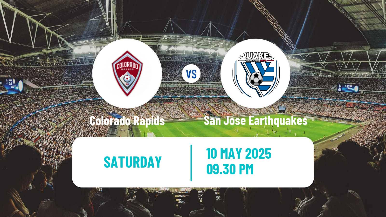 Soccer MLS Colorado Rapids - San Jose Earthquakes