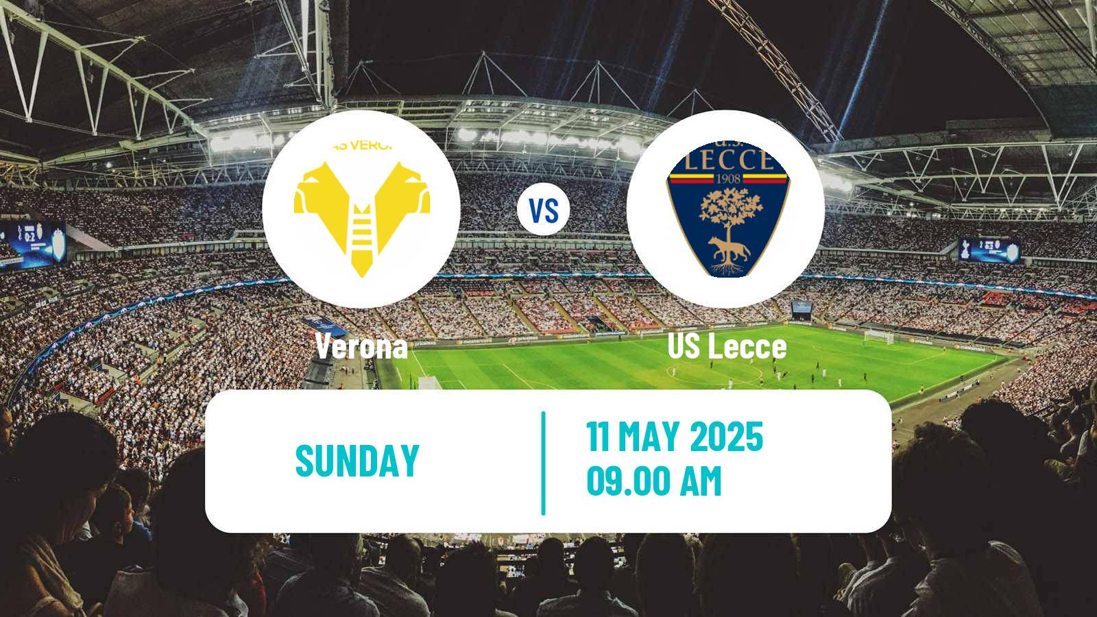 Football Italian Serie A Verona - Lecce