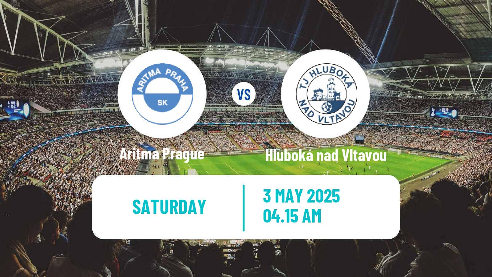 Soccer Czech Division A Aritma Prague - Hluboká nad Vltavou