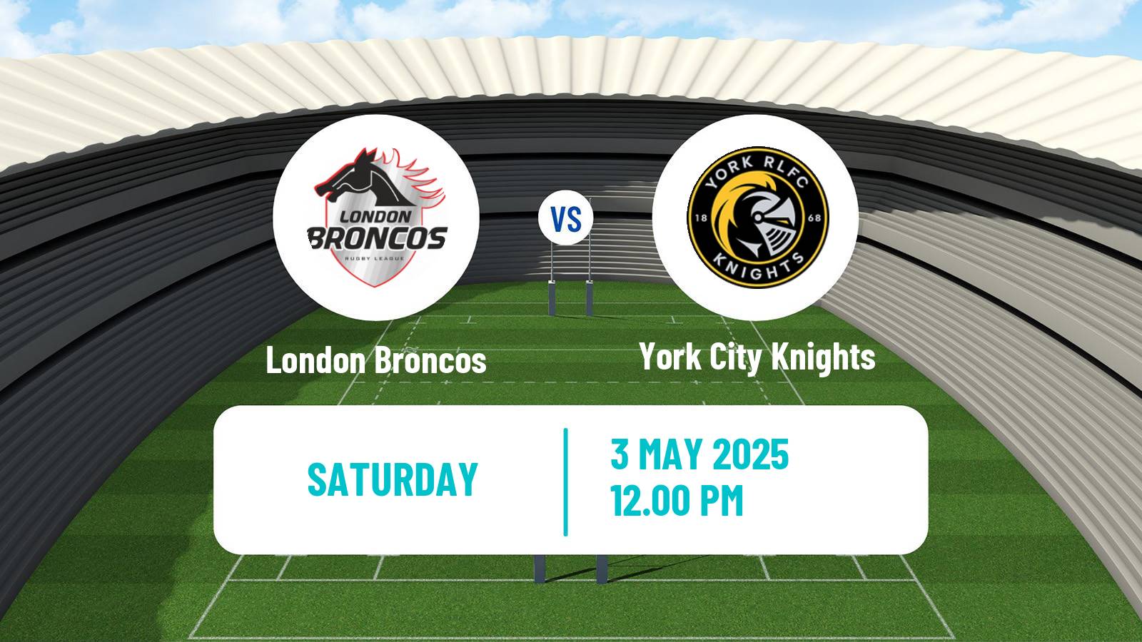 Rugby league English Championship Rugby League London Broncos - York City Knights