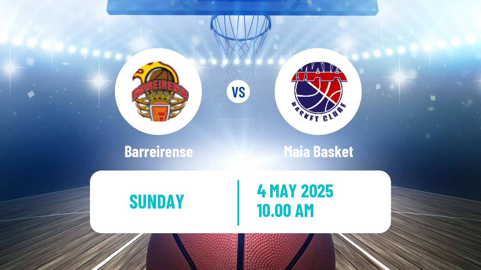 Basketball Portuguese Proliga Basketball Barreirense - Maia