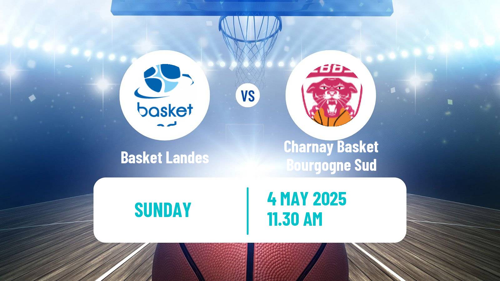Basketball French LFB Basket Landes - Charnay Basket Bourgogne Sud