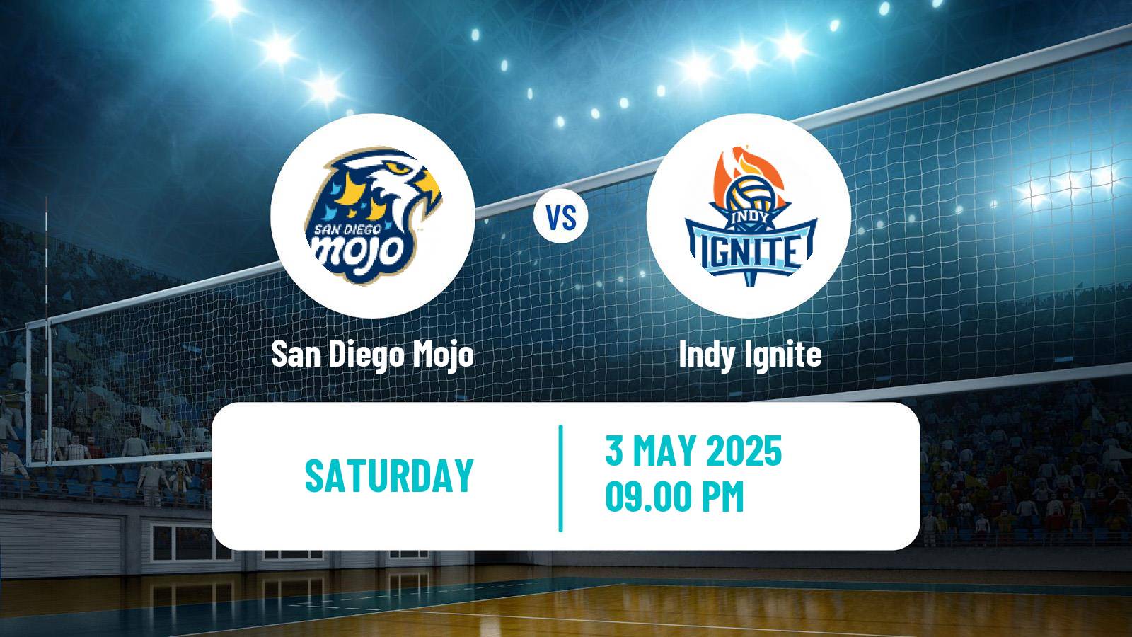Volleyball PVF Women San Diego Mojo - Indy Ignite