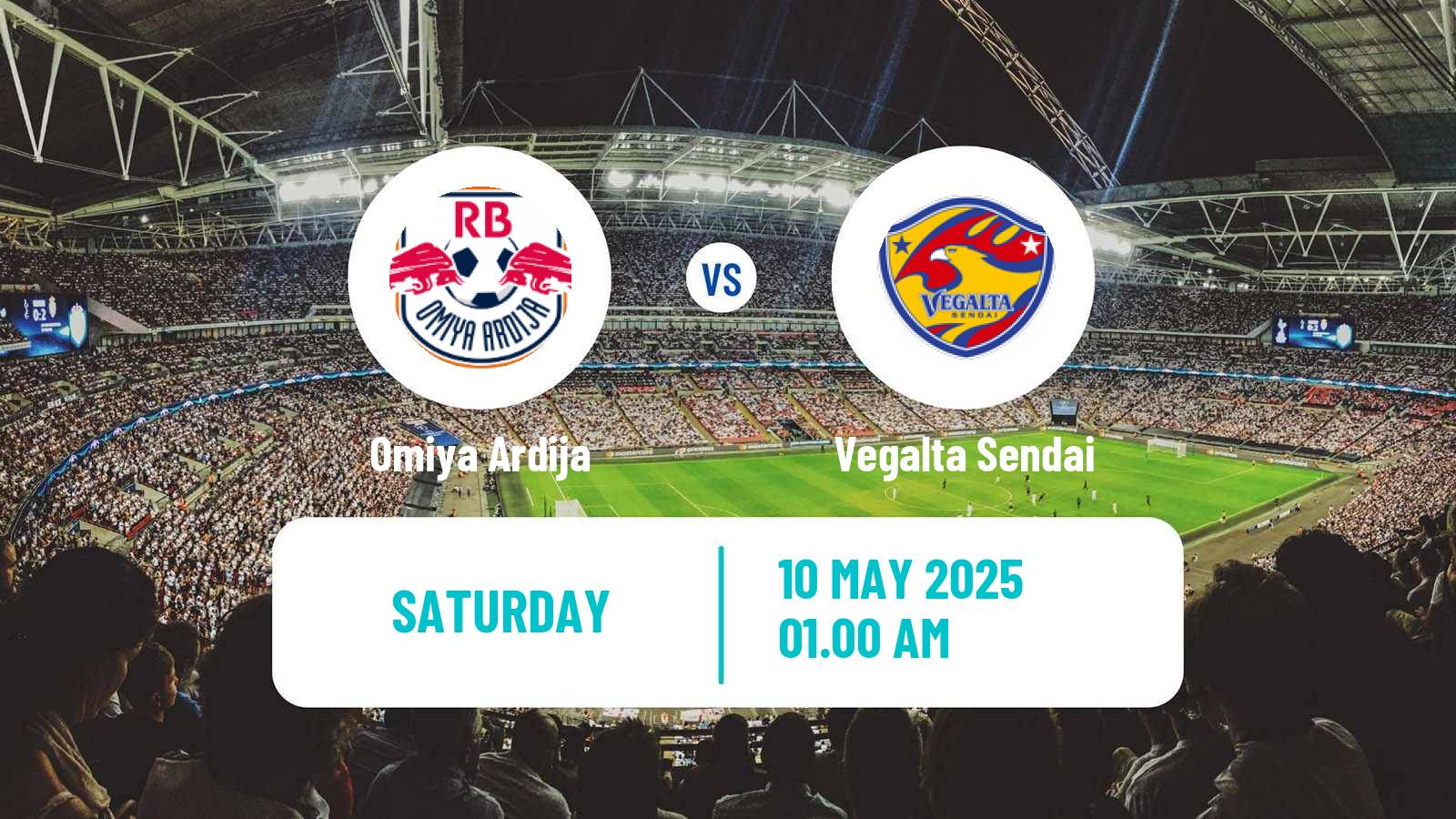 Soccer Japan J2 League Omiya Ardija - Vegalta Sendai