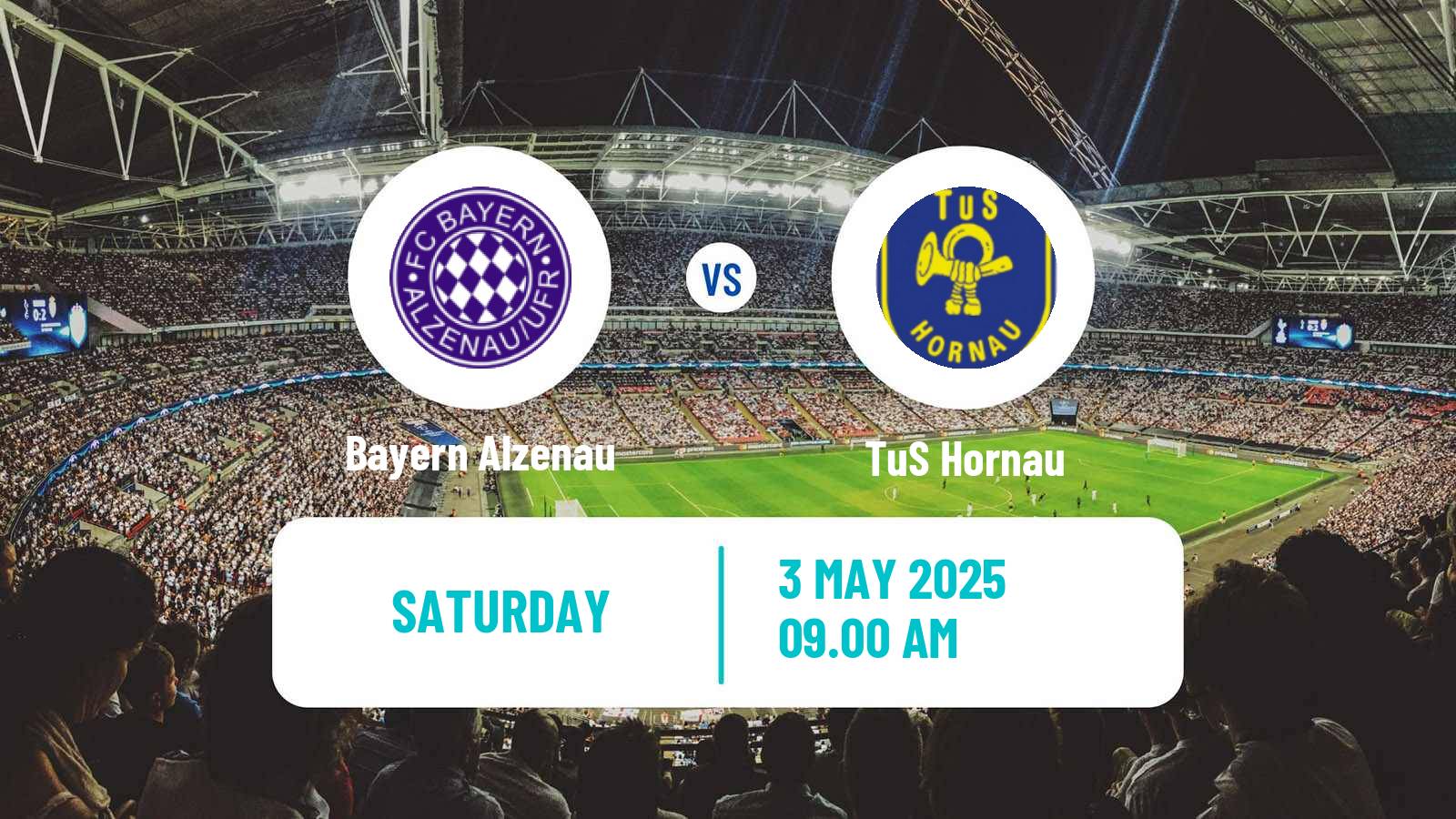 Football German Oberliga Hessen Bayern Alzenau - Hornau