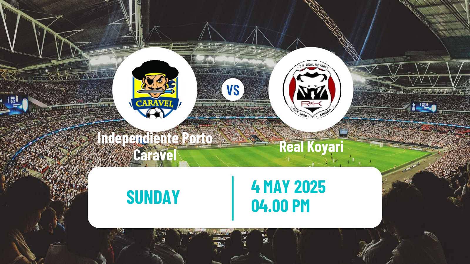 Football Aruban Division di Honor Independiente Porto Caravel - Real Koyari