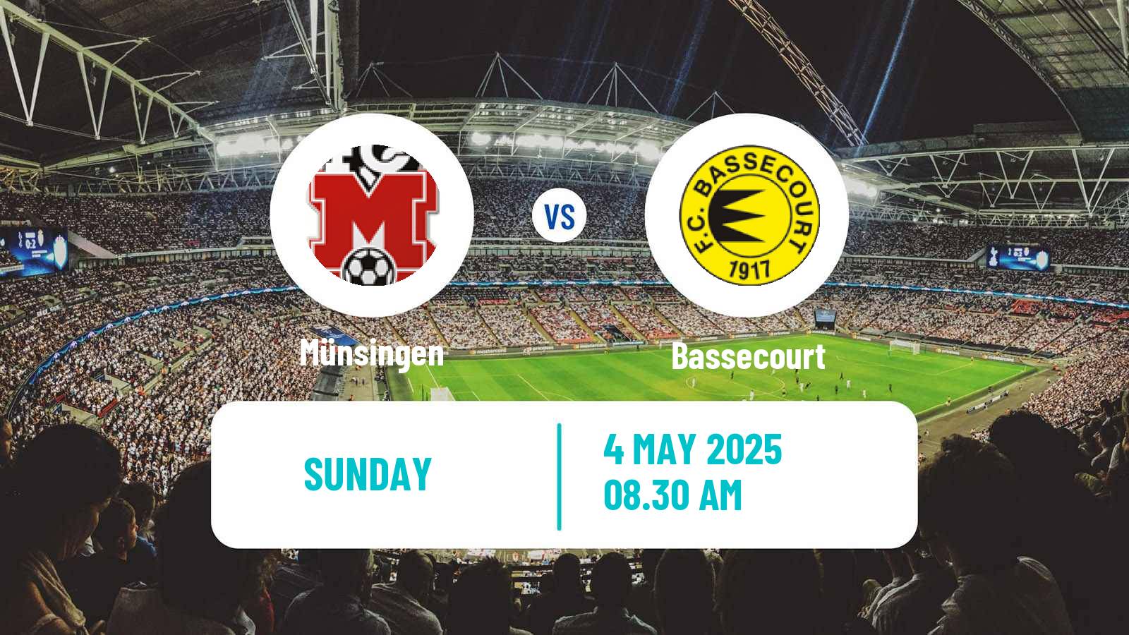 Football Swiss 1 Liga Classic Group 2 Münsingen - Bassecourt