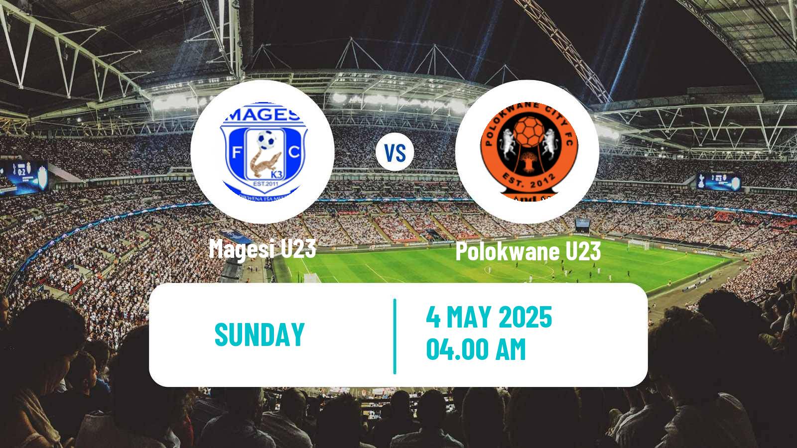Football South African Diski Challenge Magesi U23 - Polokwane U23