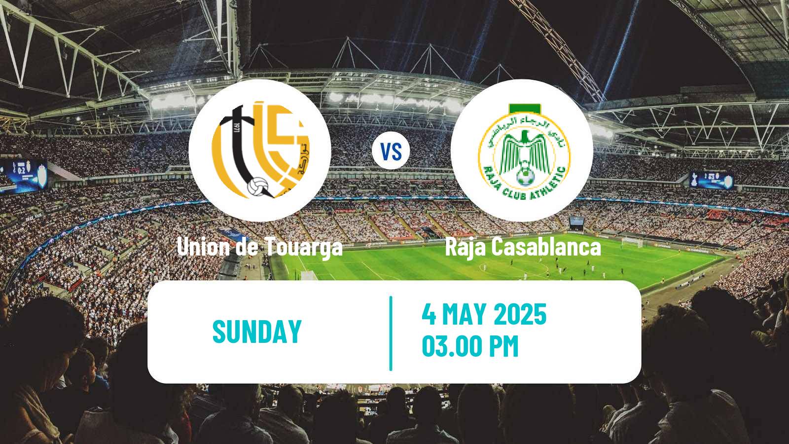 Soccer Moroccan Botola Union de Touarga - Raja Casablanca