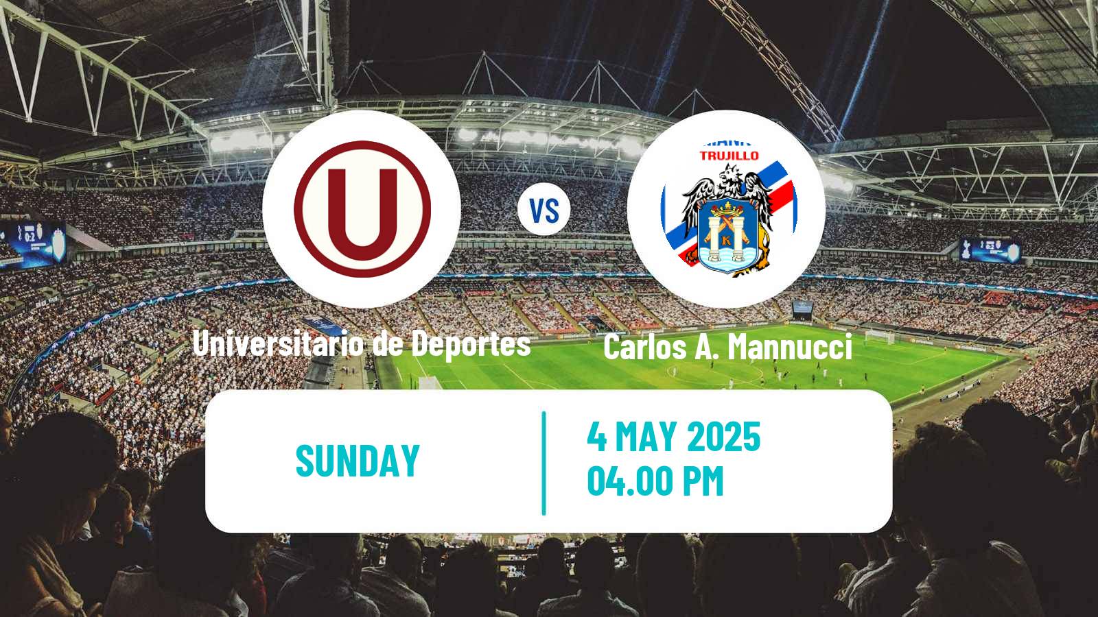 Soccer Peruvian Liga Women Universitario de Deportes - Carlos A. Mannucci
