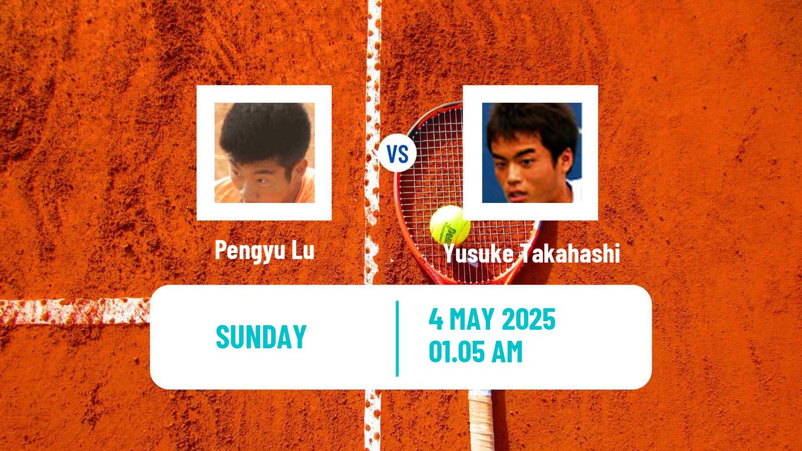 Tennis Wuxi Challenger Men Pengyu Lu - Yusuke Takahashi