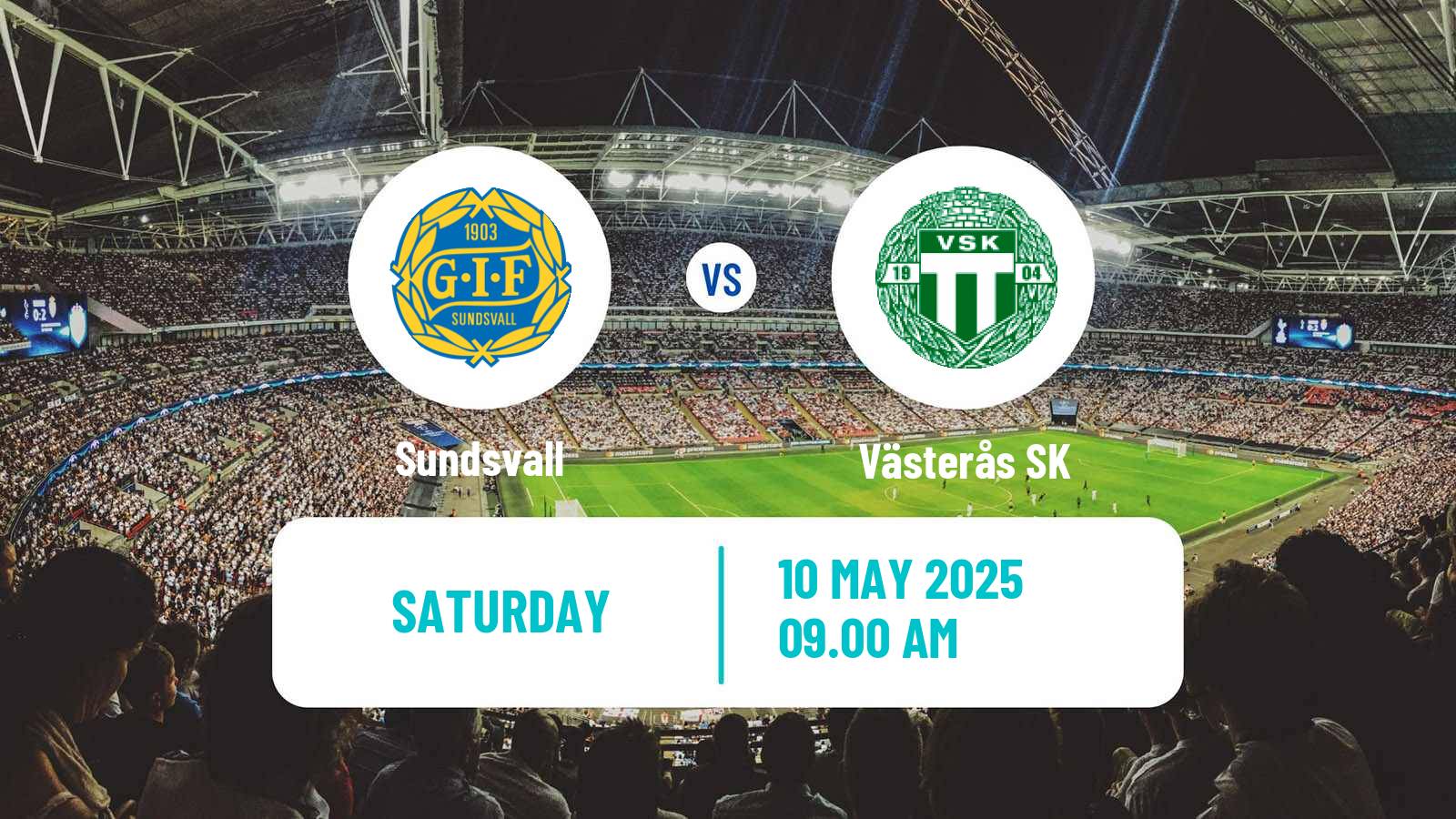 Soccer Swedish Superettan Sundsvall - Västerås SK