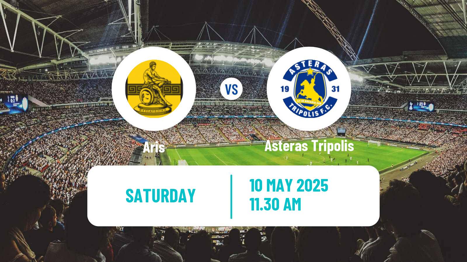 Soccer Greek Super League Aris - Asteras Tripolis