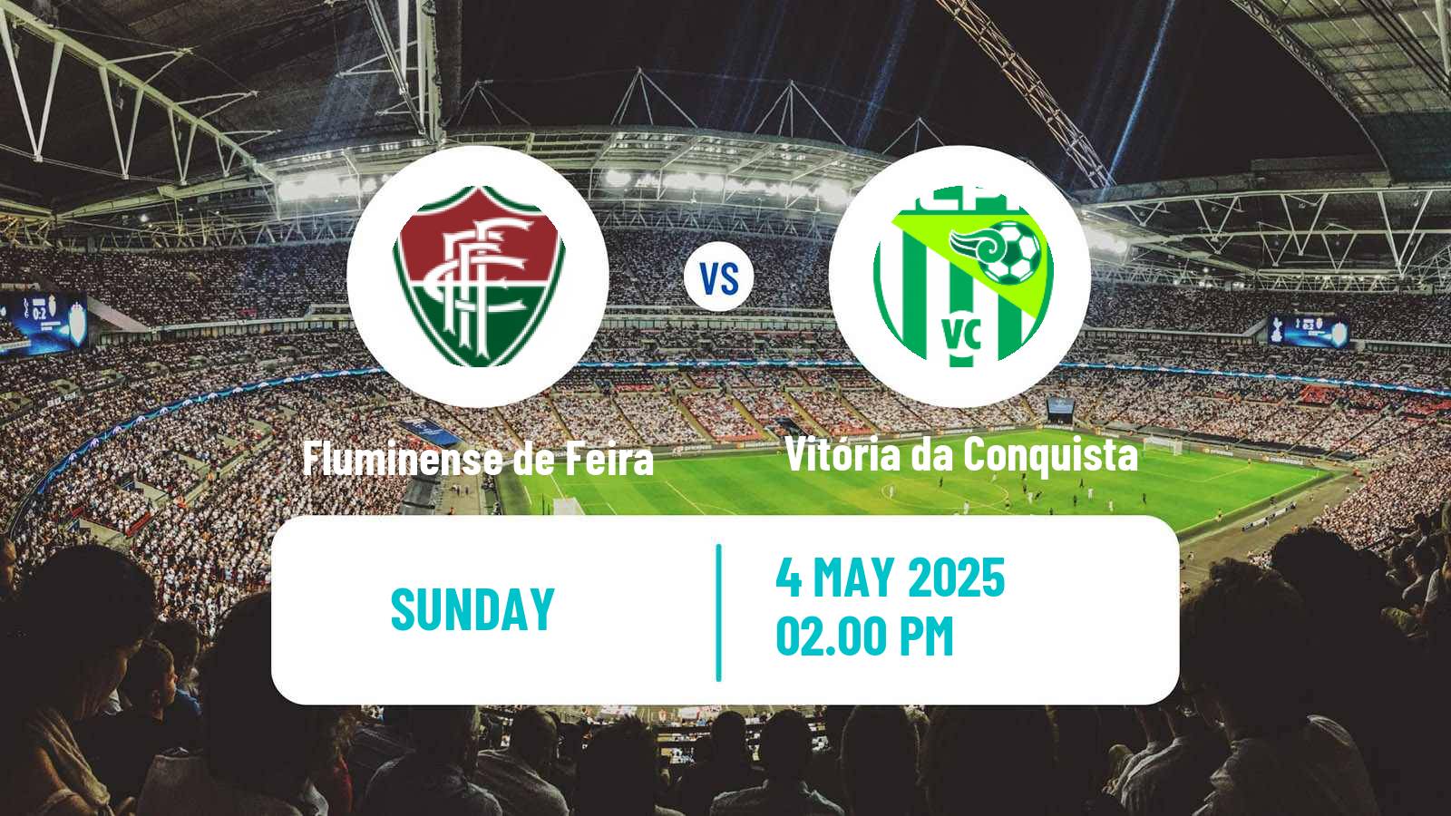 Soccer Brazilian Campeonato Baiano 2 Fluminense de Feira - Vitória da Conquista