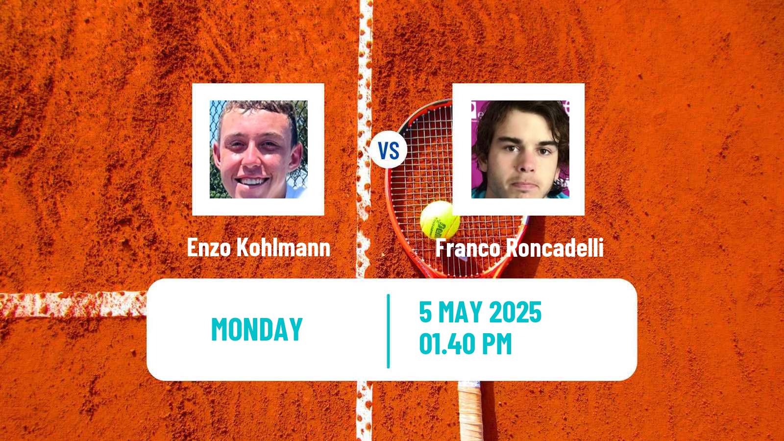 Tennis Santos Challenger Men Enzo Kohlmann - Franco Roncadelli