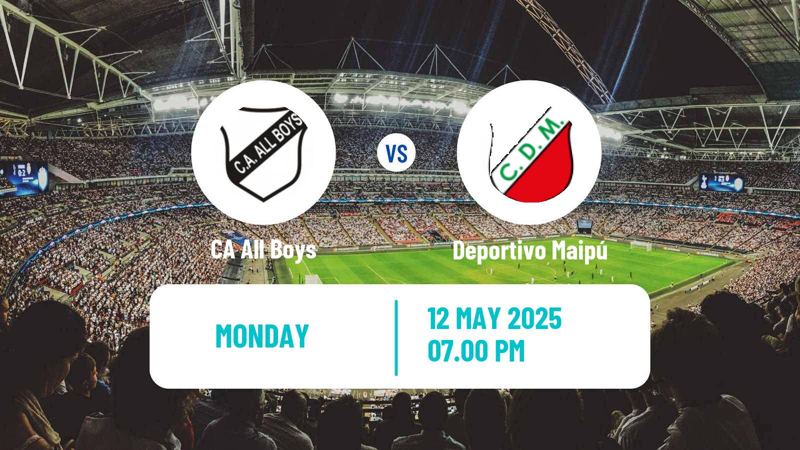 Soccer Argentinian Primera Nacional All Boys - Deportivo Maipú
