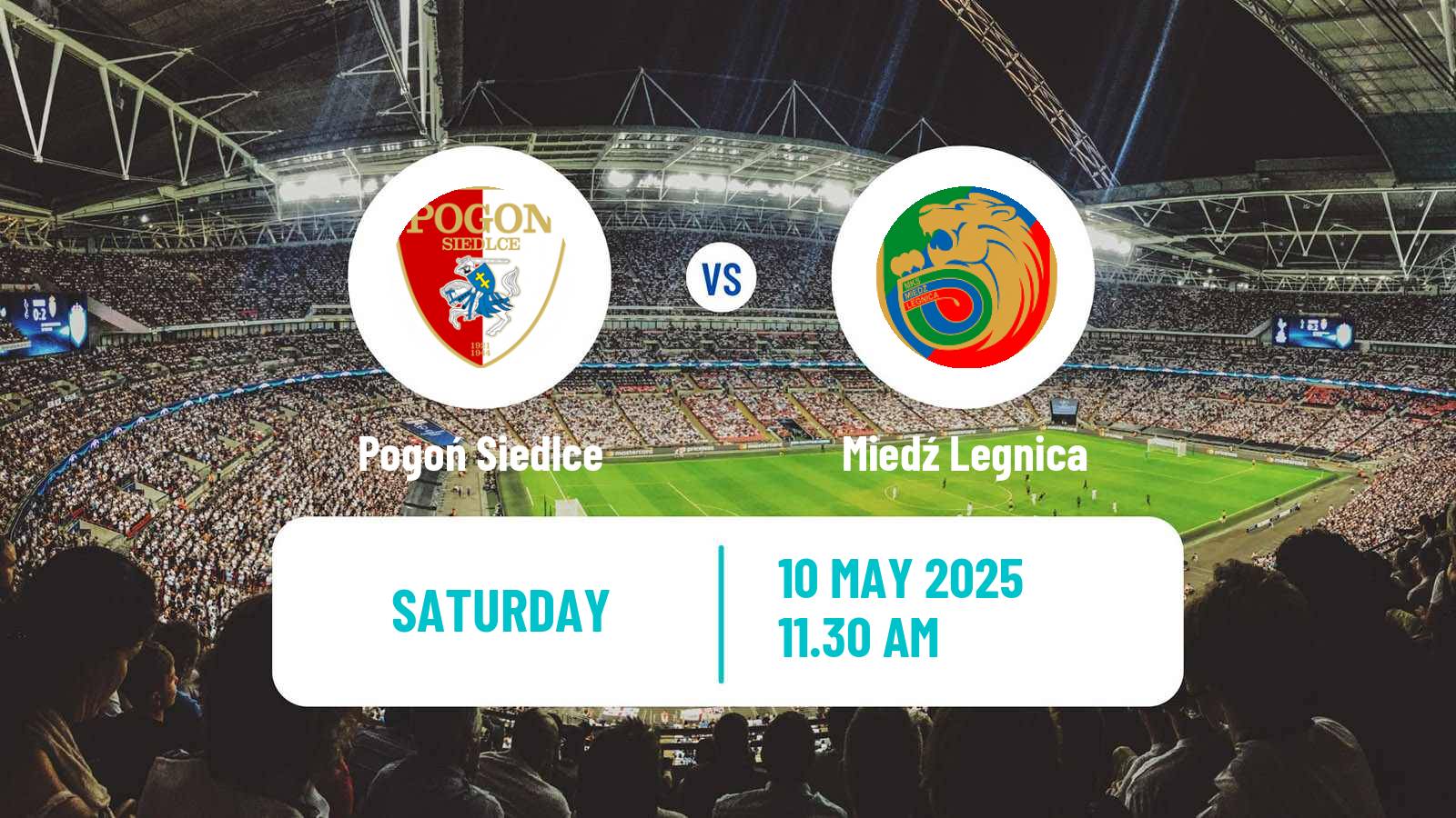 Soccer Polish Division 1 Pogoń Siedlce - Miedź Legnica