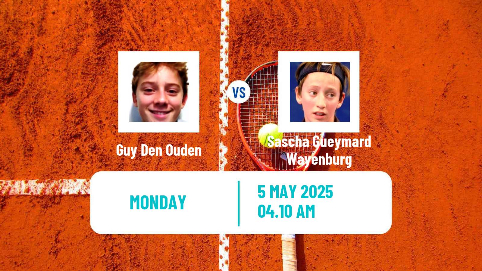 Tennis Prague Challenger Men Guy Den Ouden - Sascha Gueymard Wayenburg