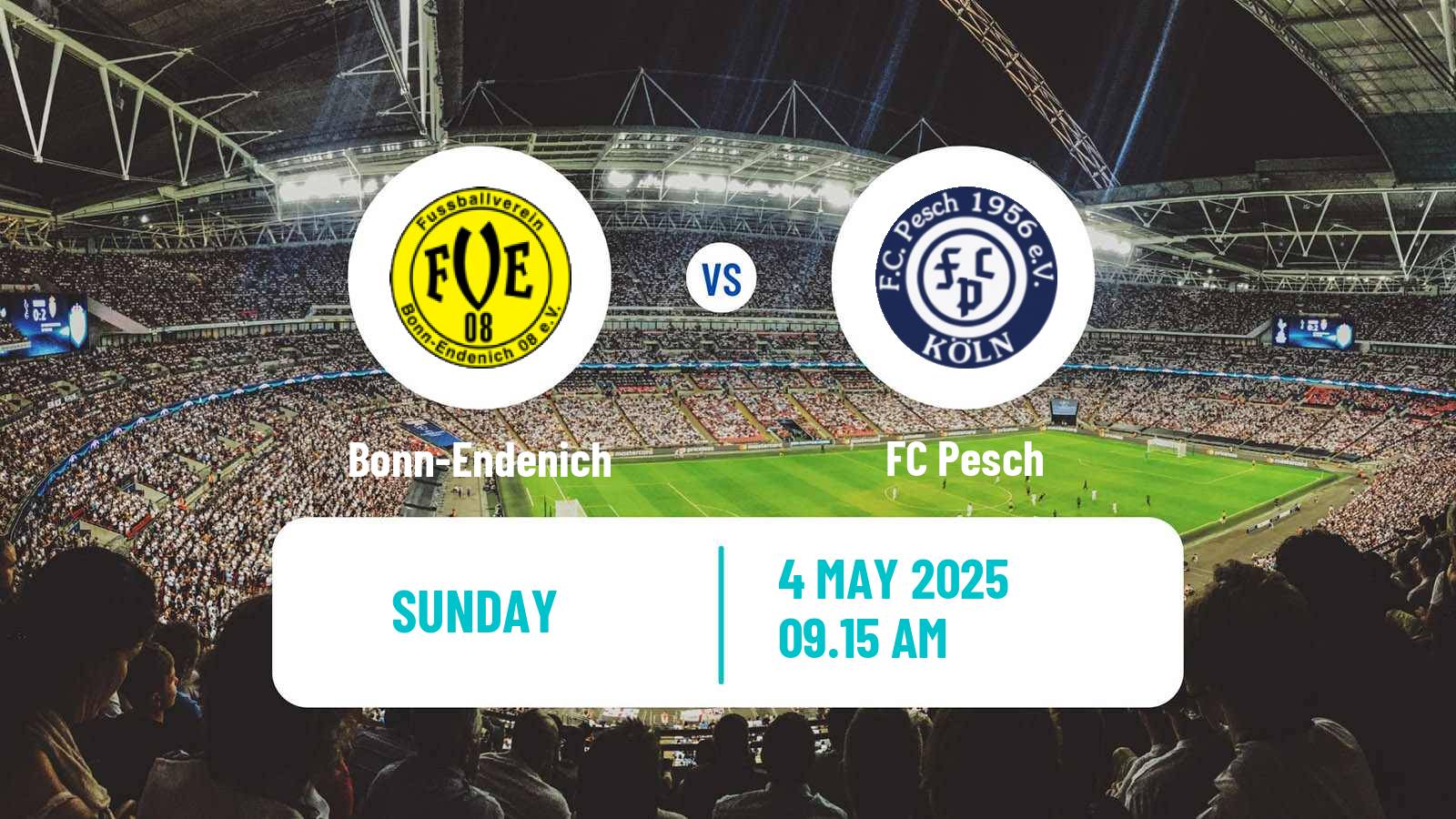 Soccer German Oberliga Mittelrhein Bonn-Endenich - Pesch