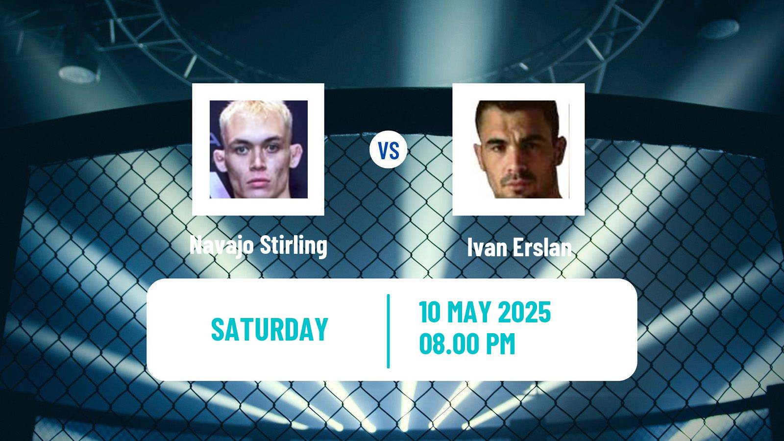 MMA Light Heavyweight UFC Men Navajo Stirling - Ivan Erslan