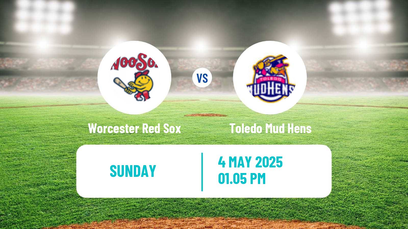 Baseball IL Worcester Red Sox - Toledo Mud Hens