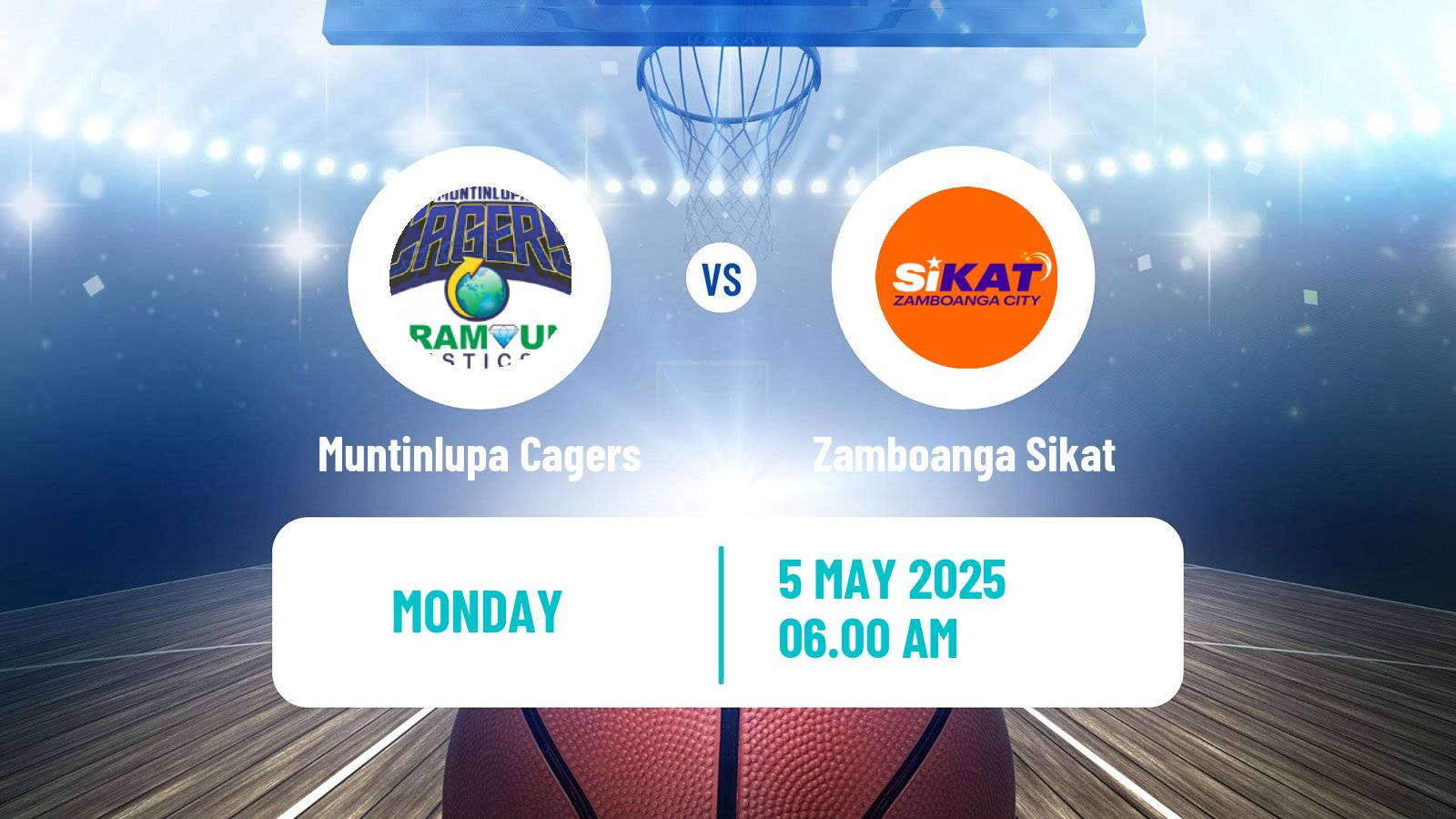 Basketball Philippines MBPL  Muntinlupa Cagers - Zamboanga Sikat