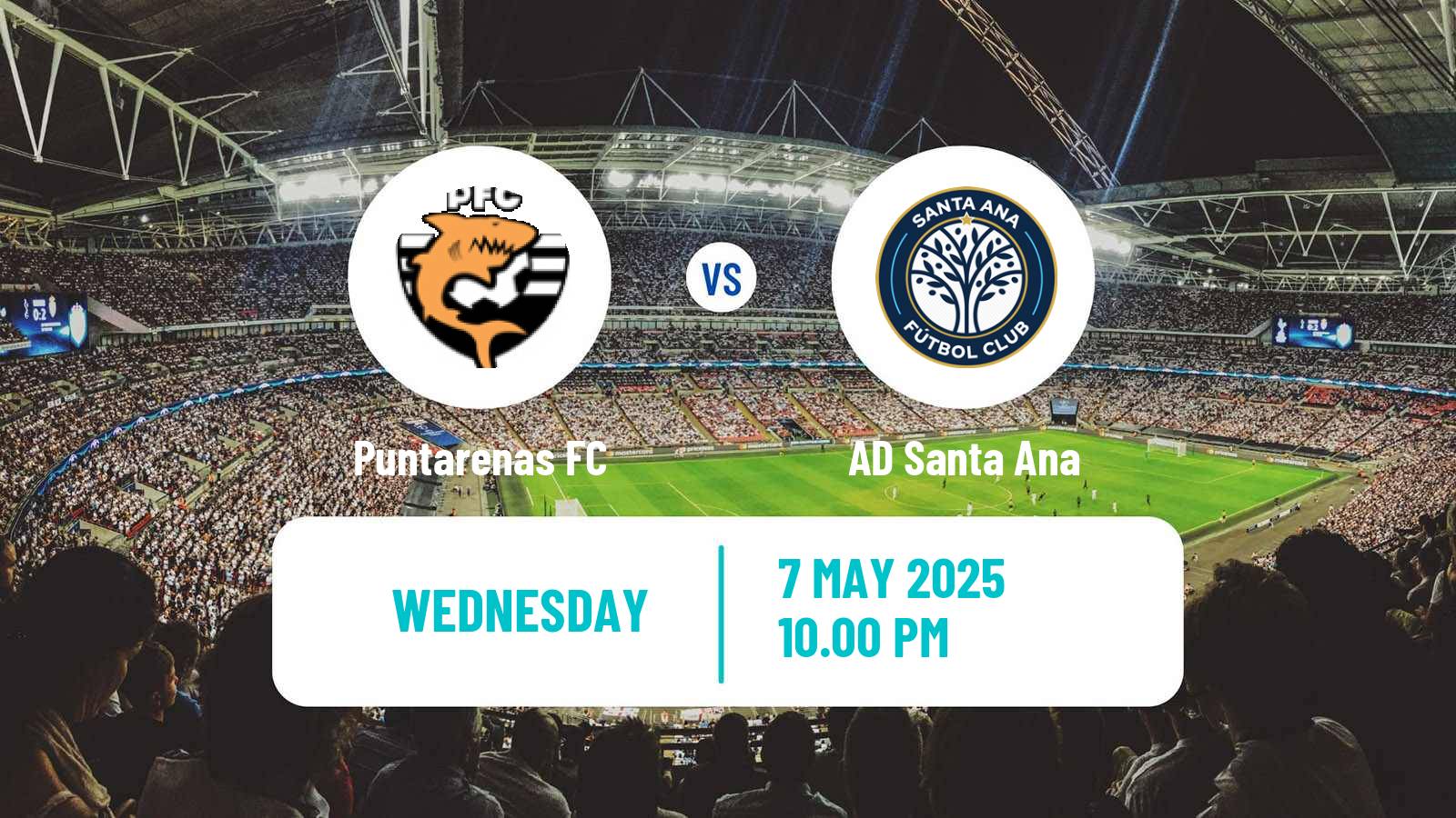 Soccer Costa Rican Primera Division Puntarenas FC - Santa Ana