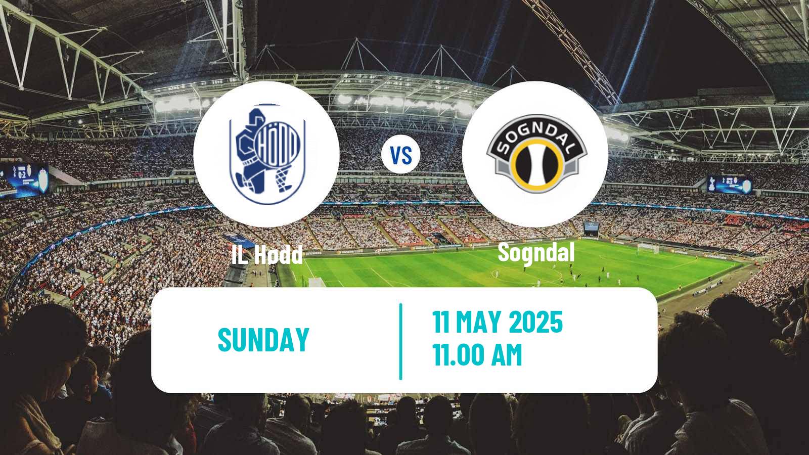 Soccer Norwegian Adeccoligaen Hødd - Sogndal