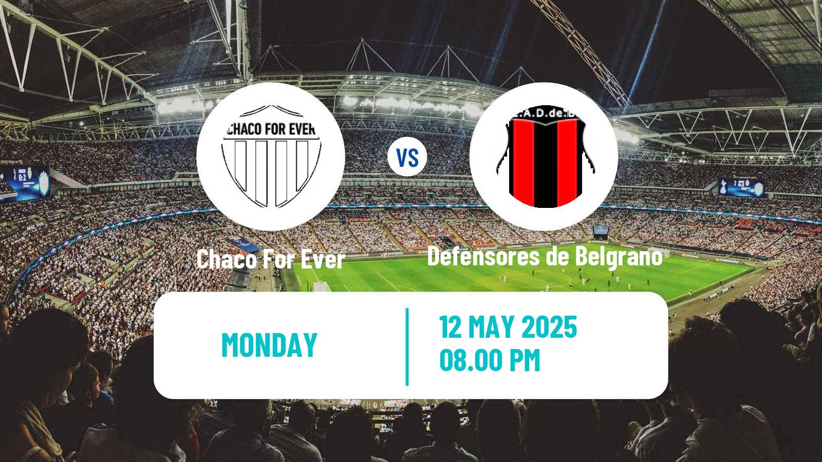 Football Argentinian Primera Nacional Chaco For Ever - Defensores de Belgrano