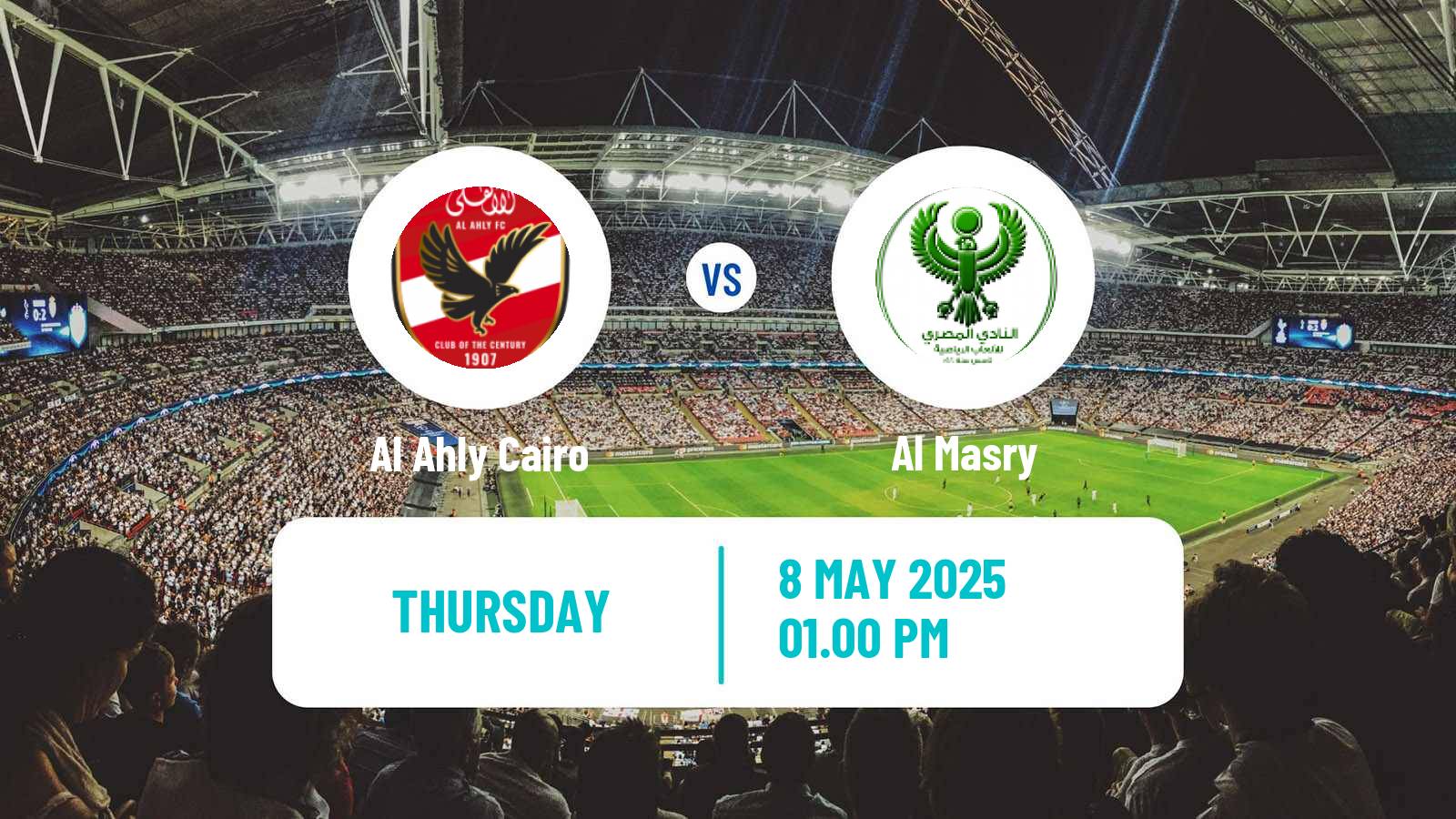 Soccer Egyptian Premier League Al Ahly Cairo - Al Masry
