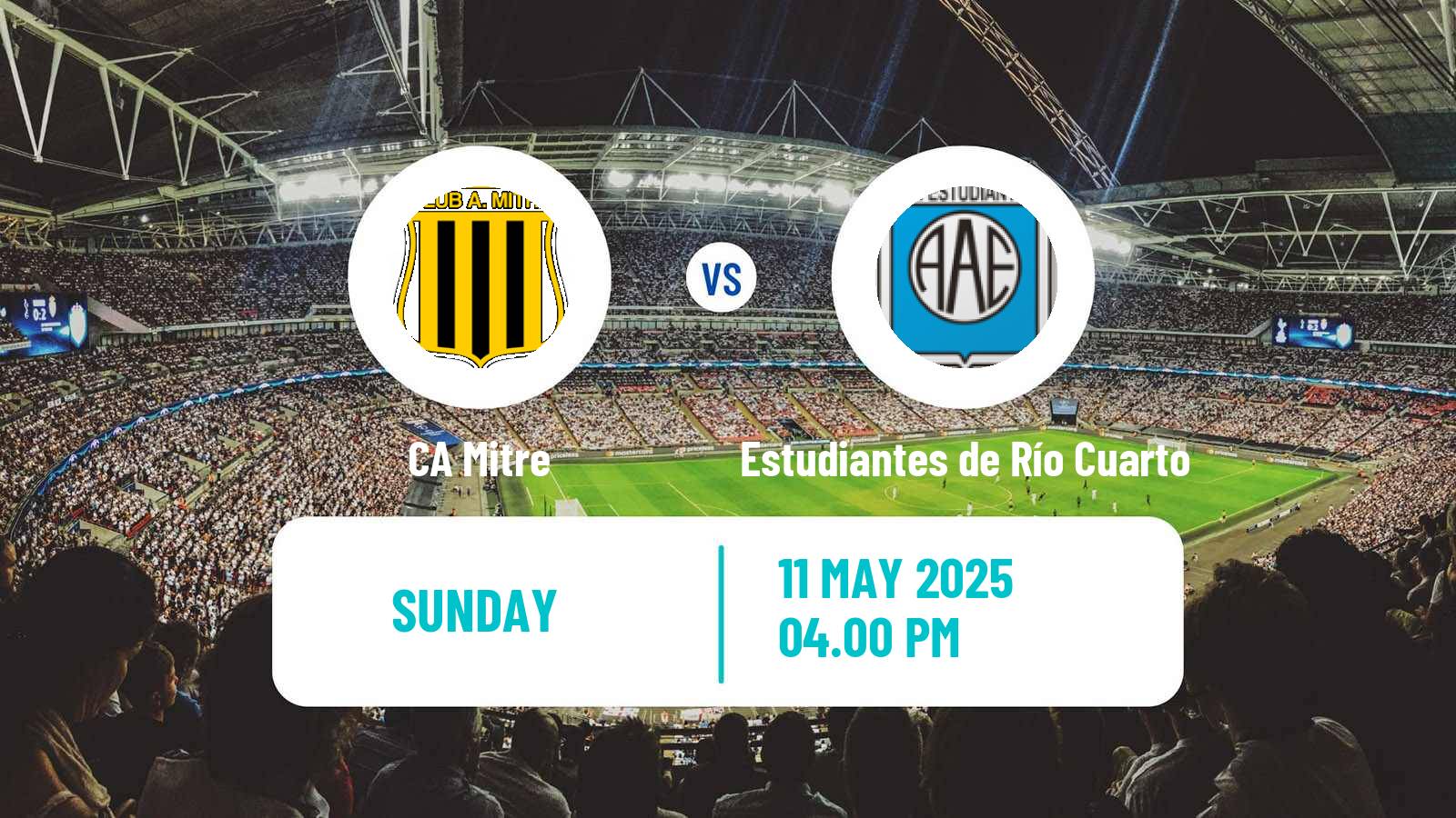 Football Argentinian Primera Nacional Mitre - Estudiantes de Río Cuarto