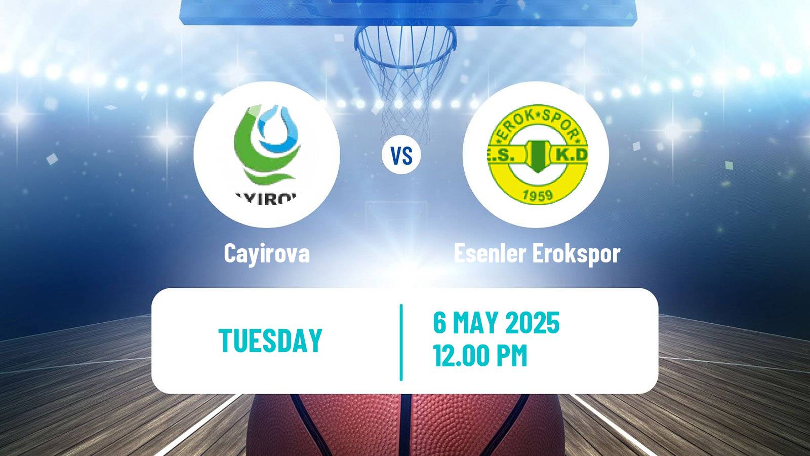 Basketball Turkish TBL Cayirova - Esenler Erokspor