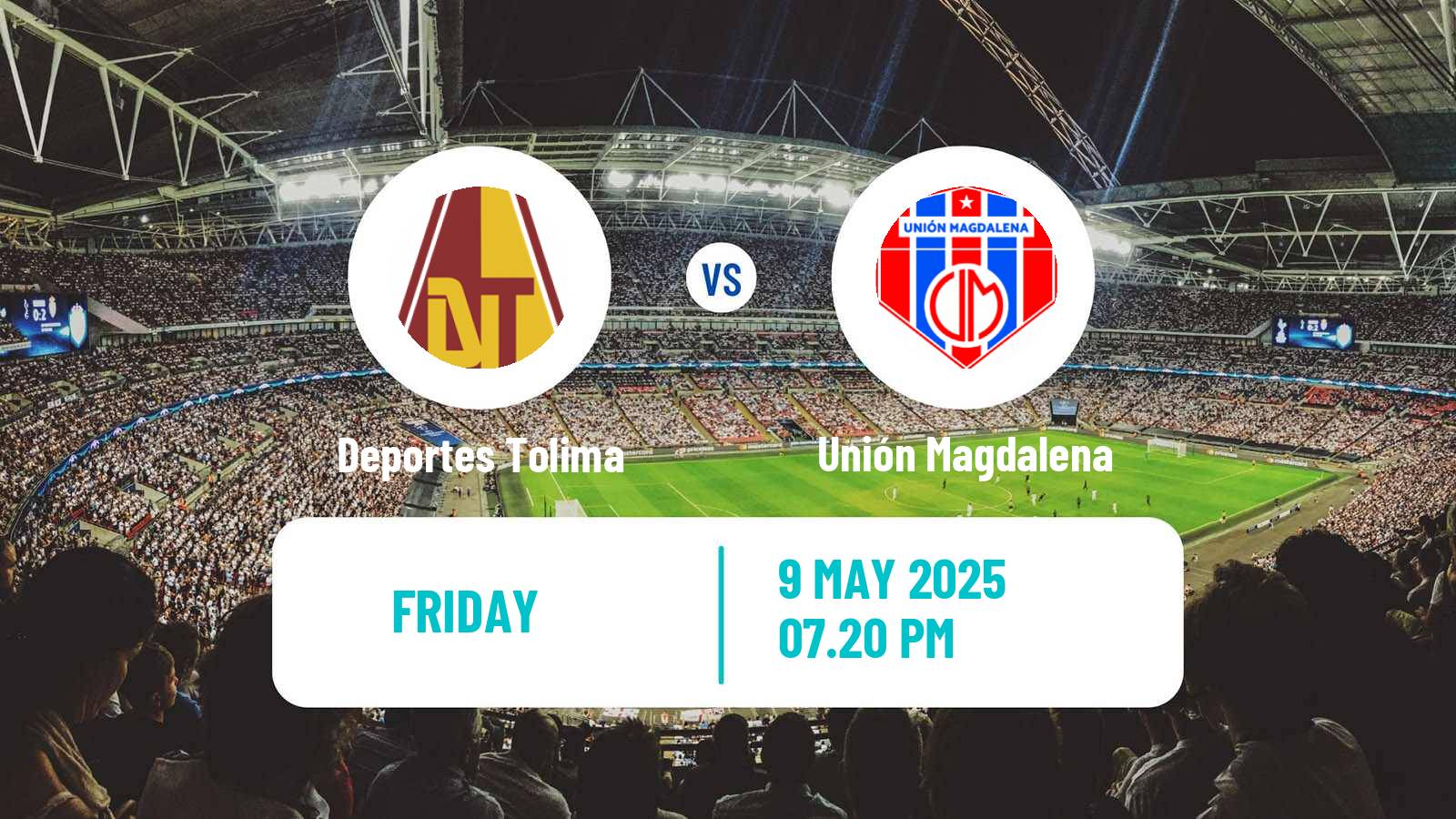 Soccer Colombian Primera A Deportes Tolima - Unión Magdalena