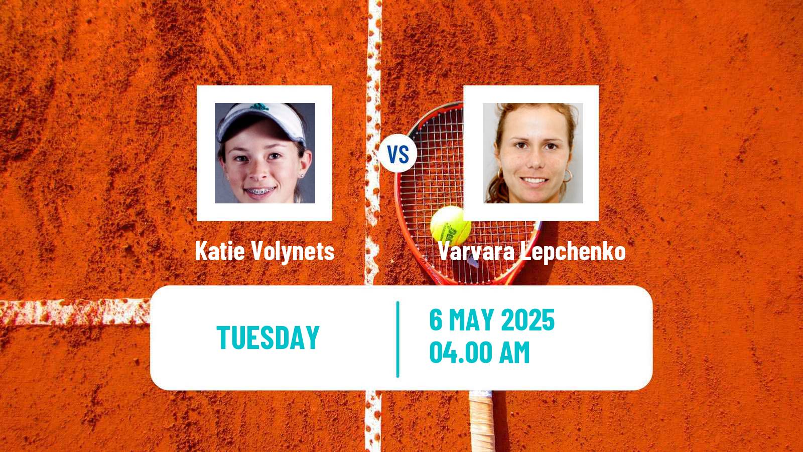 Tennis WTA Roma Katie Volynets - Varvara Lepchenko