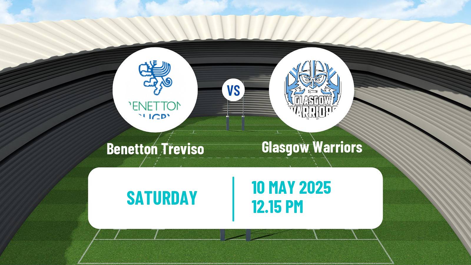 Rugby union United Rugby Championship Benetton Treviso - Glasgow Warriors
