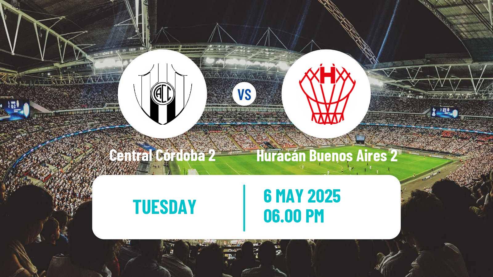 Soccer Argentinian Reserve League Central Córdoba 2 - Huracán Buenos Aires 2