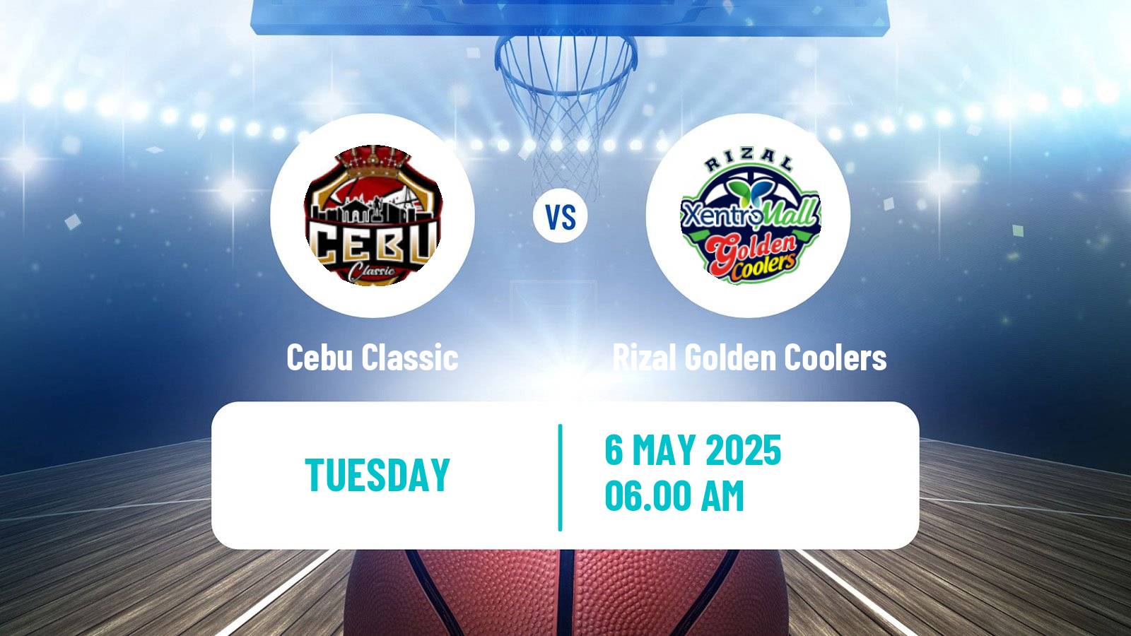 Basketball Philippines MBPL  Cebu Classic - Rizal Golden Coolers