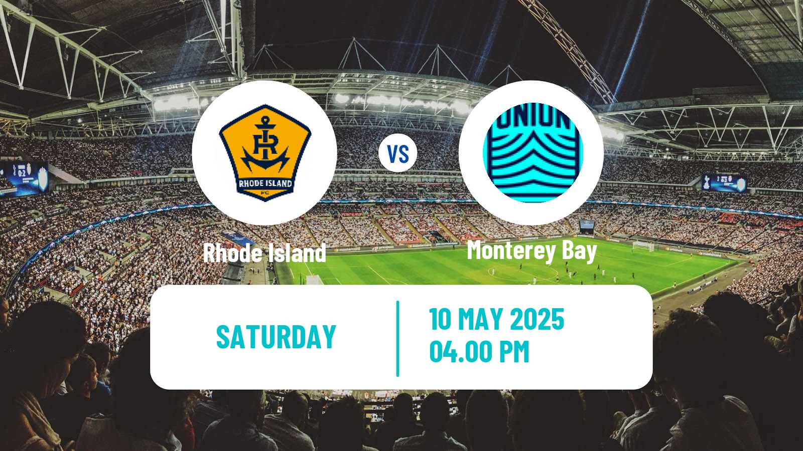 Soccer USL Championship Rhode Island - Monterey Bay