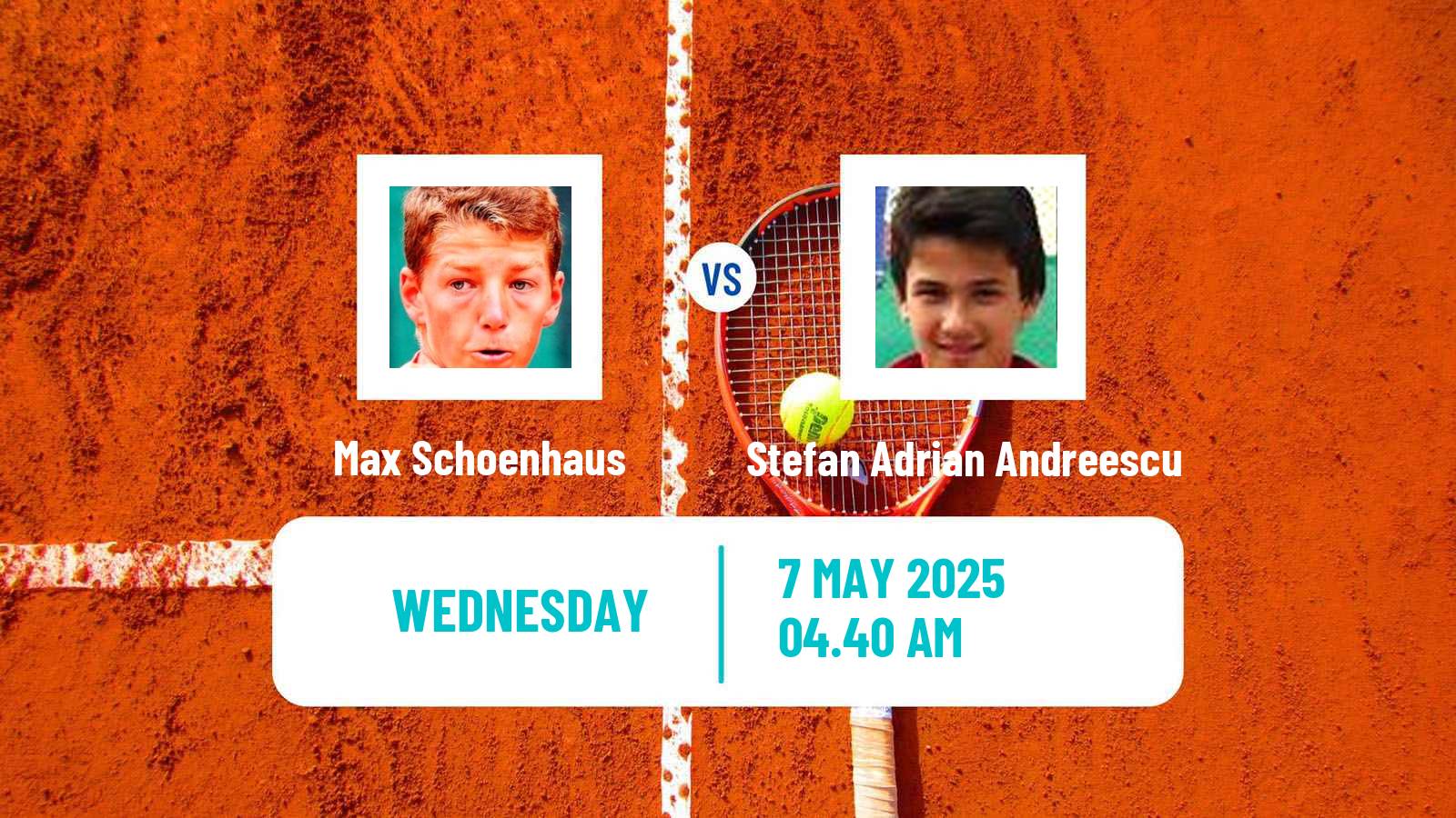 Tennis ITF M15 Bistrita Men Max Schoenhaus - Stefan Adrian Andreescu