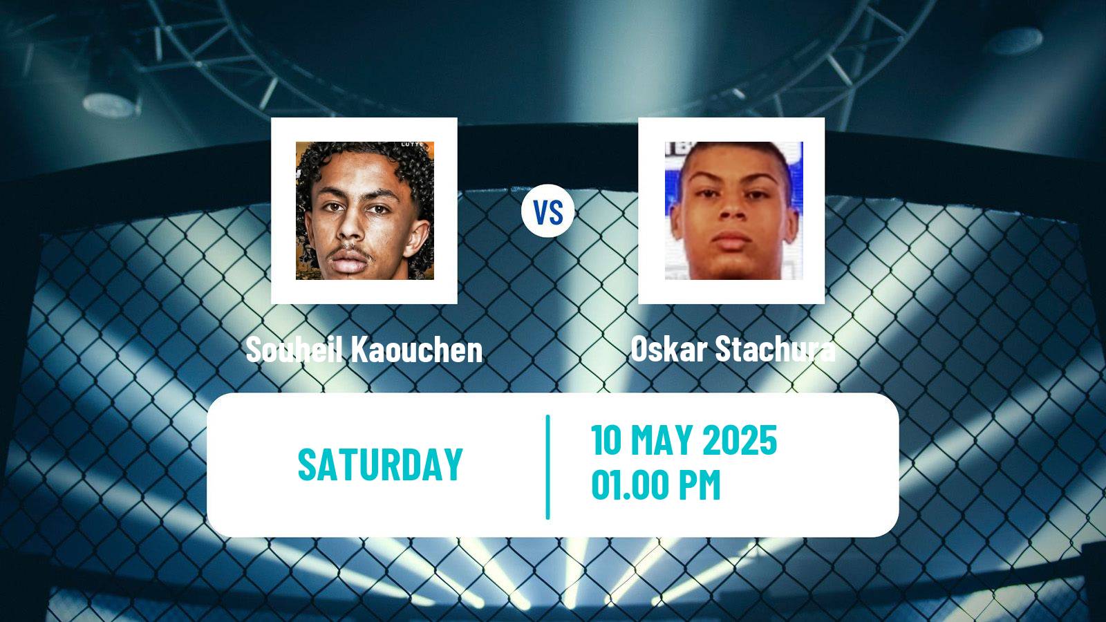 MMA Featherweight Ksw Men Souheil Kaouchen - Oskar Stachura